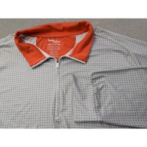 Birdie Bound XXL Mens 1/4 Zip Long Sleeve Polo Shirt Golf Activewear